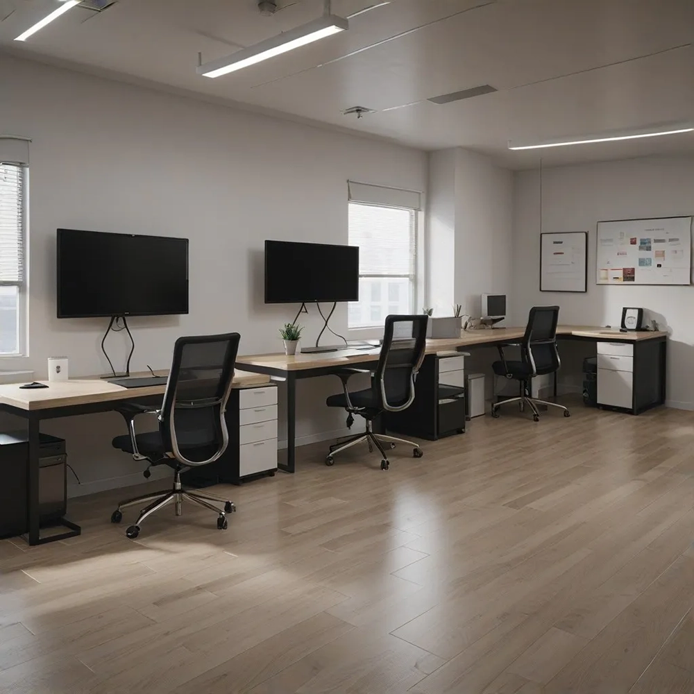 Office with printers